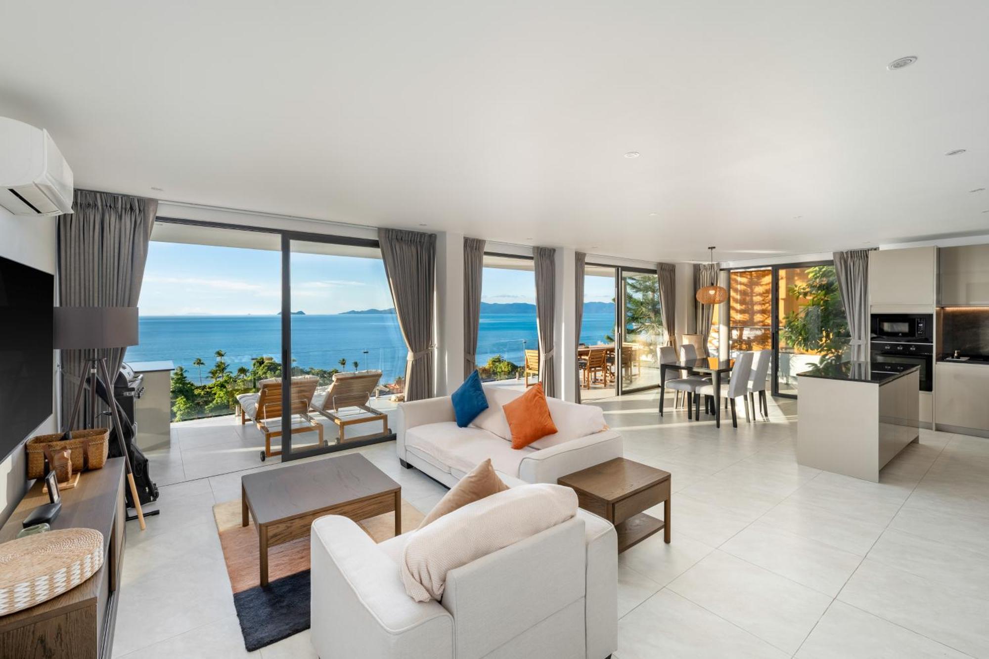 Reve Samui Luxe Seafront With Panoramic Views * Ban Bang Po